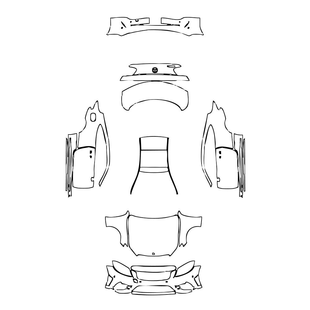 PassgenaueLackschutzfolienPPFMercedes-BenzCClassCoupeAMGLine2019