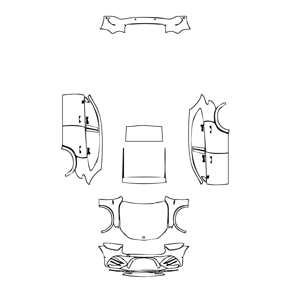 PassgenaueLackschutzfolienPPFMercedes-BenzGLCSUVAMGGLC432024