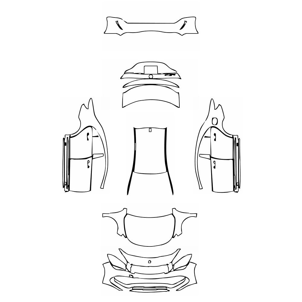 PassgenaueLackschutzfolienPPFMercedes-BenzCLACoupeAMGLine2019