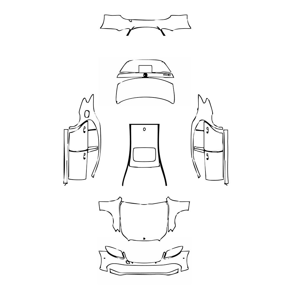PassgenaueLackschutzfolienPPFMercedes-BenzEClassSedanLuxuryStandardWheelbase2019