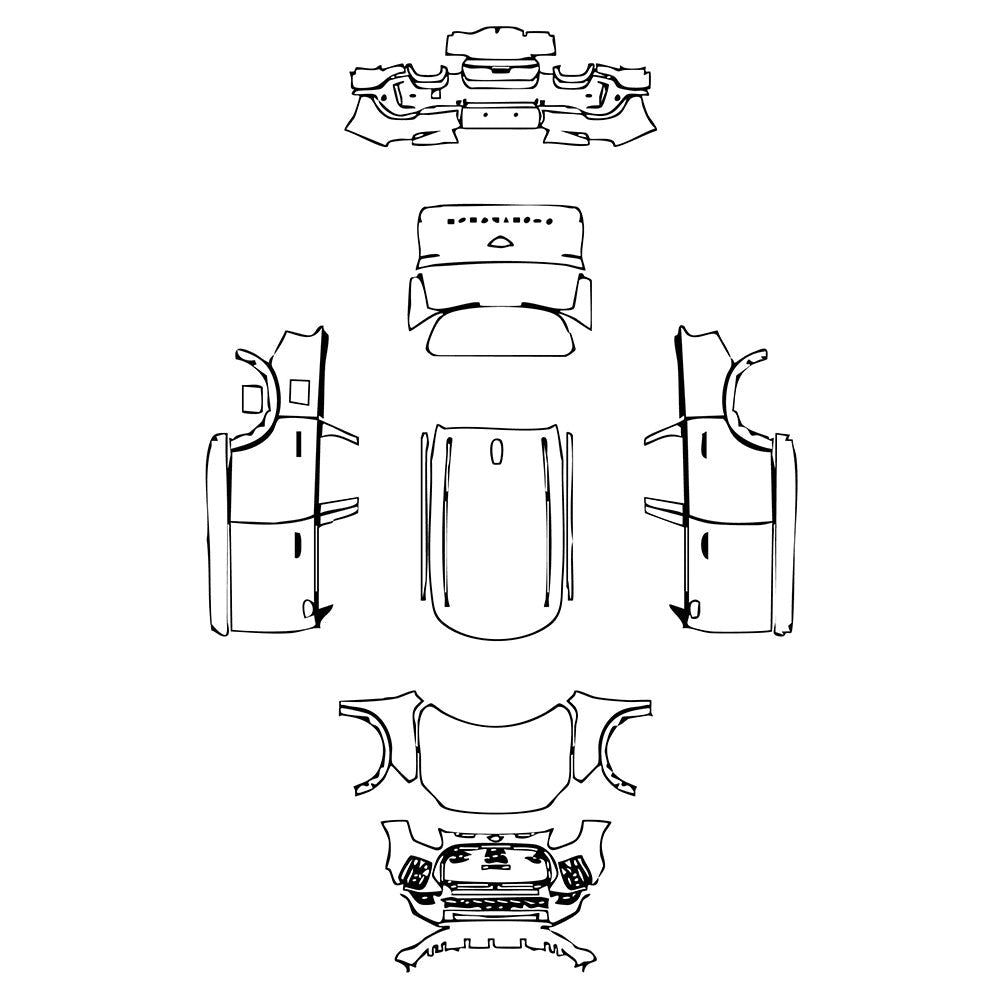 PassgenaueLackschutzfolienPPFMINIMINICountrymanJohnCooperWorks(JCW)2024