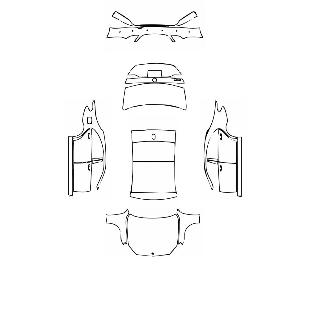 PassgenaueLackschutzfolienPPFMercedes-BenzSClassSedanBaseExtendedWheelbase2019