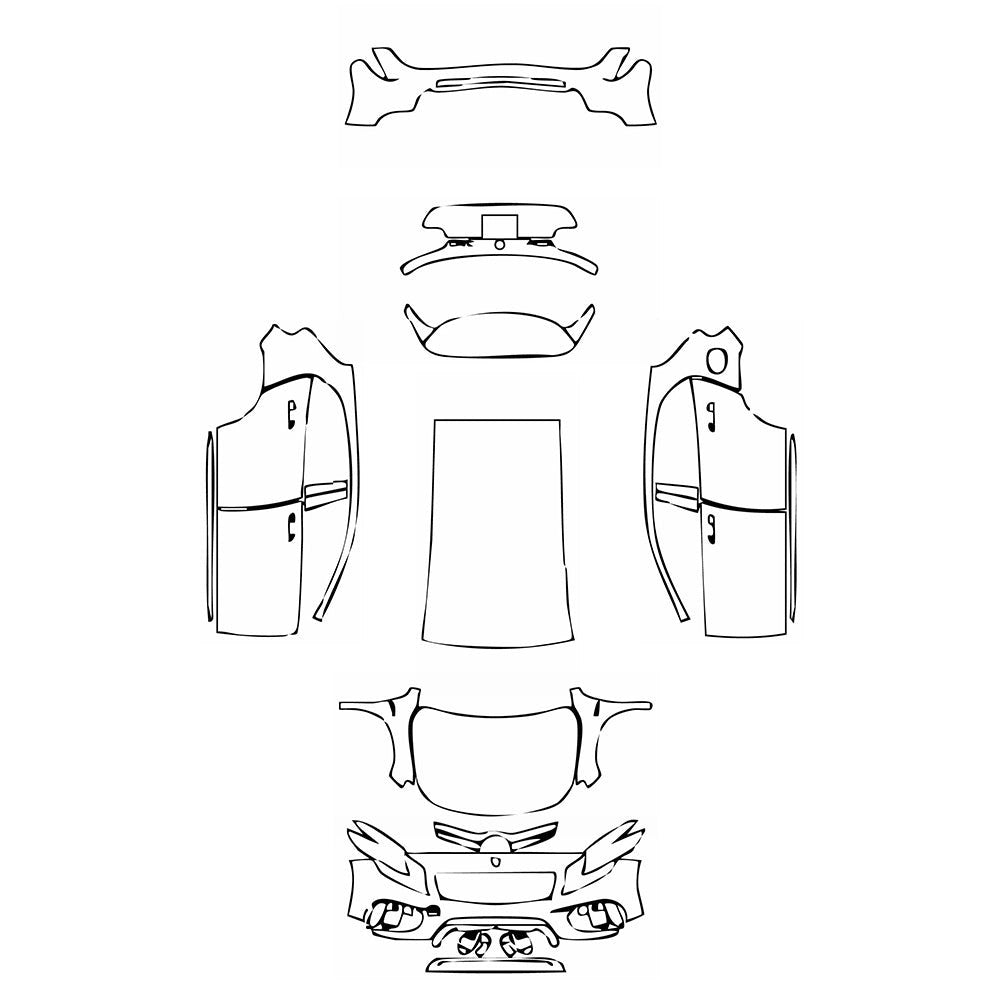 PassgenaueLackschutzfolienPPFMercedes-BenzGLAAMGGLA452018