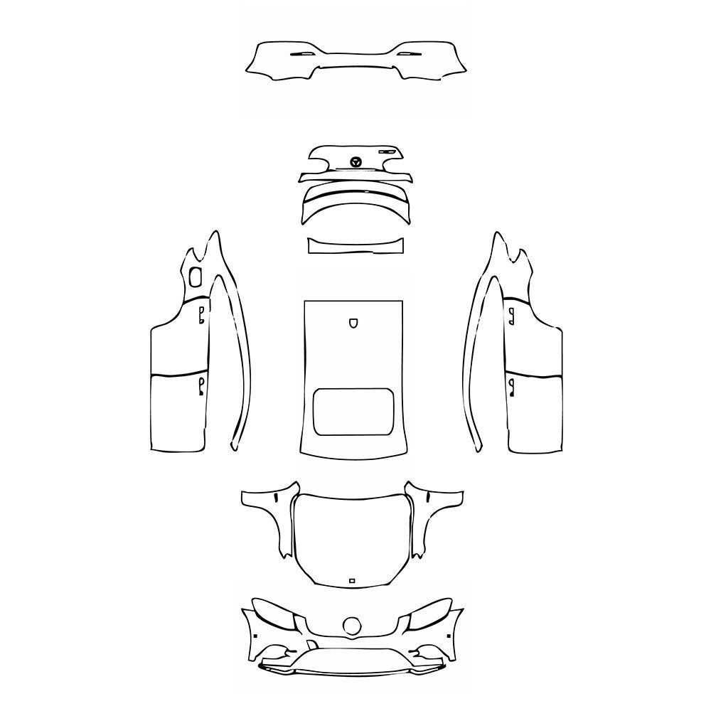 PassgenaueLackschutzfolienPPFMercedes-BenzGLCCoupeAMGGLC432018
