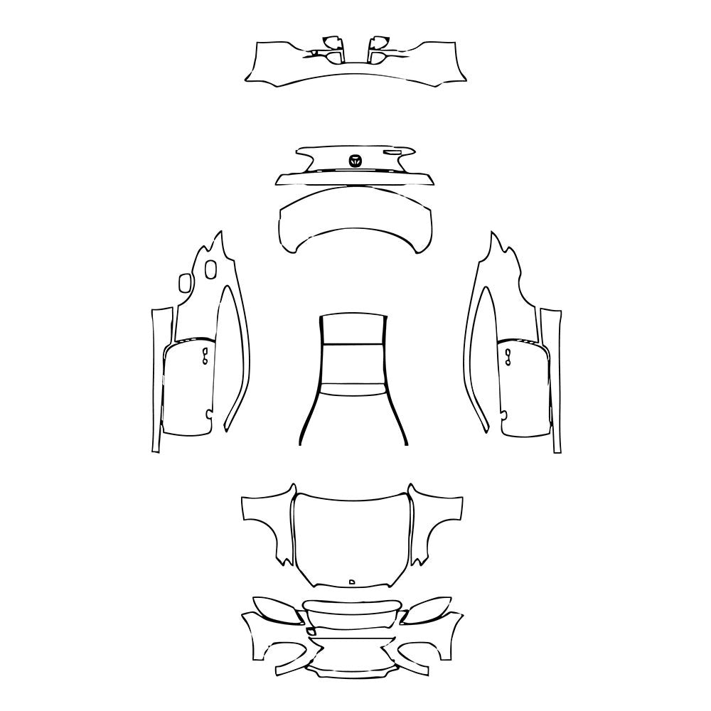 PassgenaueLackschutzfolienPPFMercedes-BenzCClassCoupeBase2017