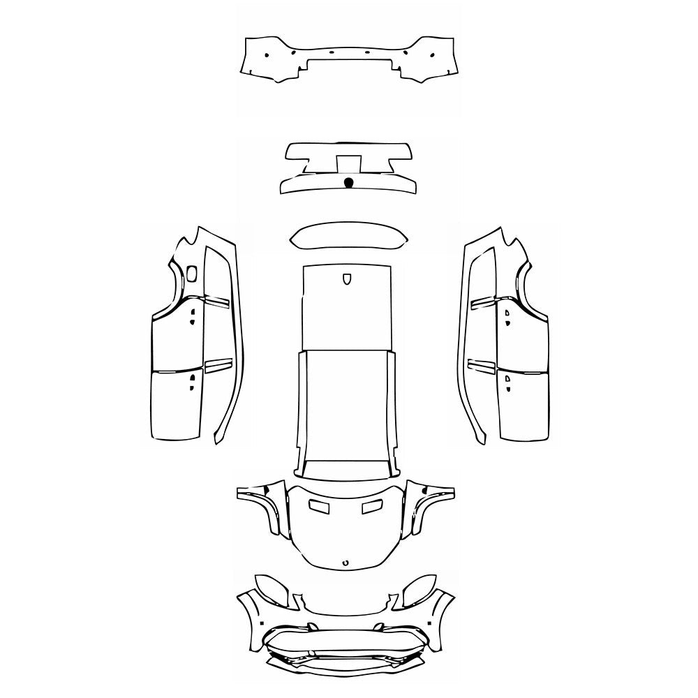 PassgenaueLackschutzfolienPPFMercedes-BenzGLSAMGGLS632017