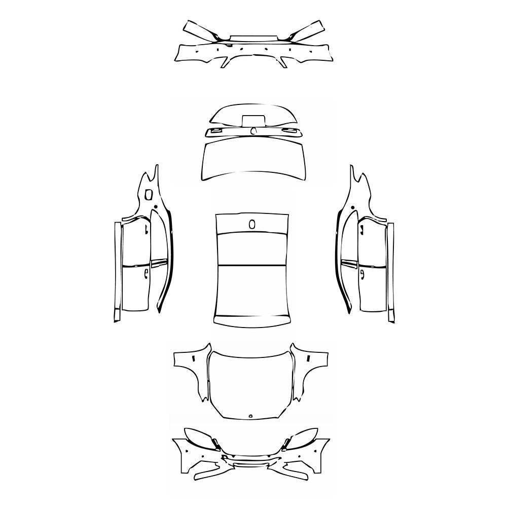 PassgenaueLackschutzfolienPPFMercedes-BenzMaybachSClassS6002017