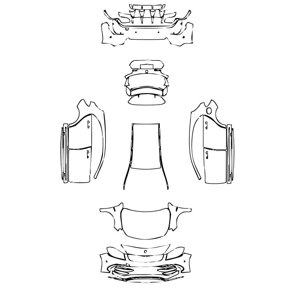 PassgenaueLackschutzfolienPPFMercedes-BenzAClassHatchbackAMGA452016
