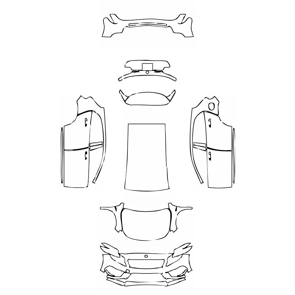 PassgenaueLackschutzfolienPPFMercedes-BenzGLAAMGGLA452015