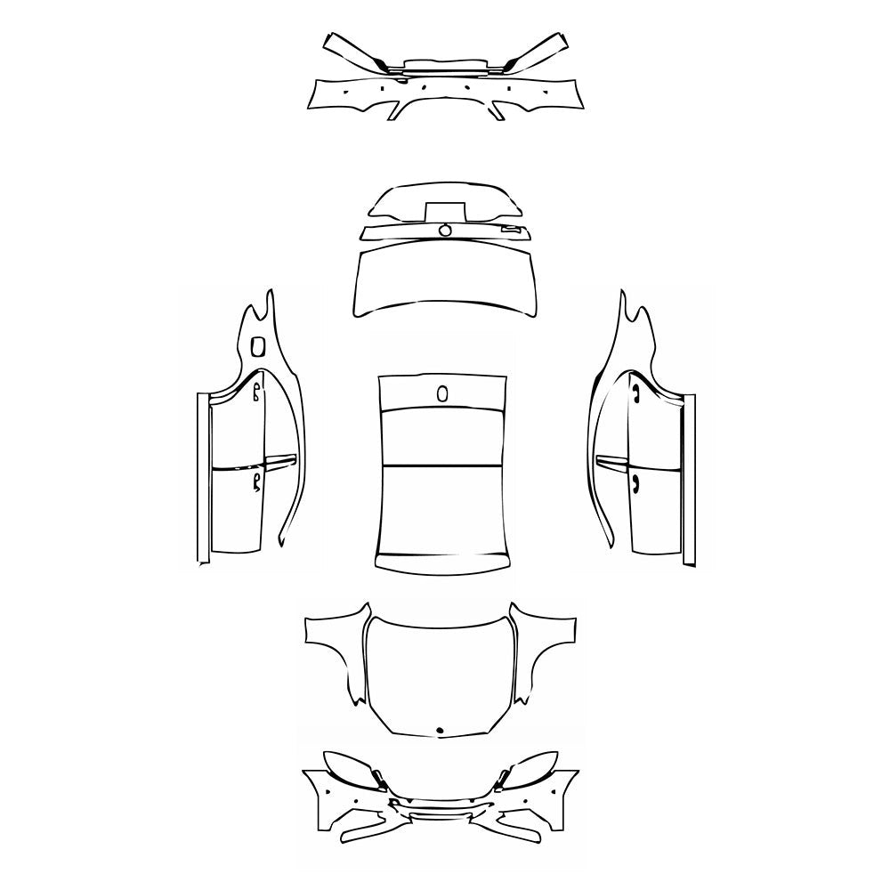 PassgenaueLackschutzfolienPPFMercedes-BenzSClassSedanBaseExtendedWheelbase2015