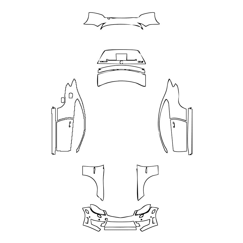 PassgenaueLackschutzfolienPPFMercedes-BenzCClassCoupeAMGC632012