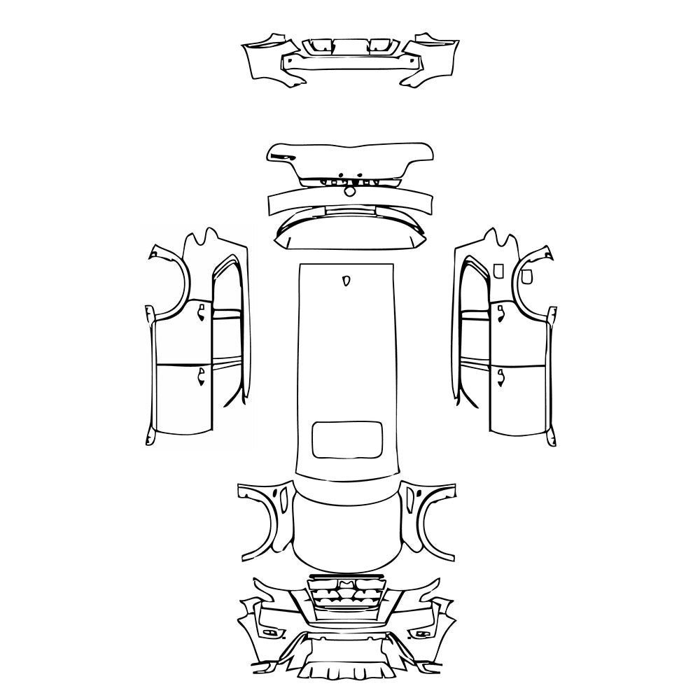 PassgenaueLackschutzfolienPPFNissanArmada(US)Platinum2021
