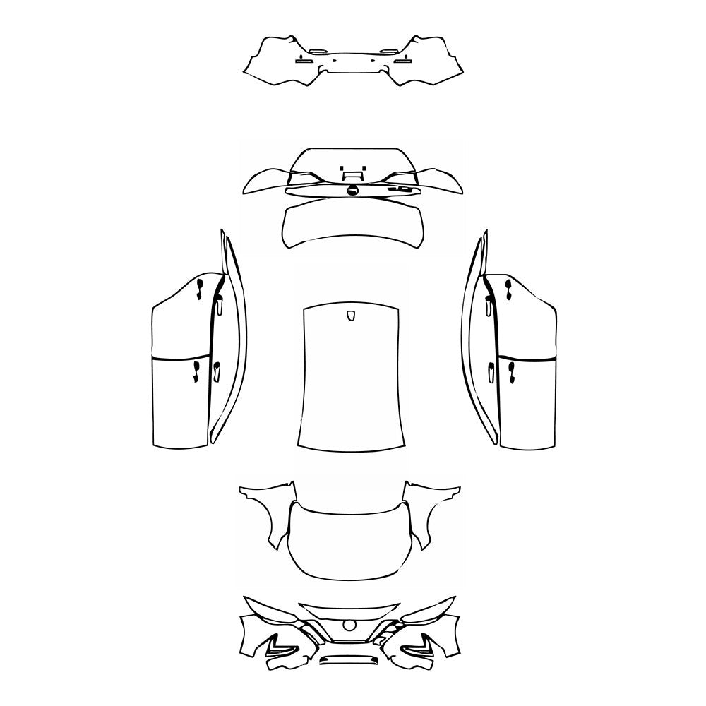PassgenaueLackschutzfolienPPFNissanSentra(US)SR2021