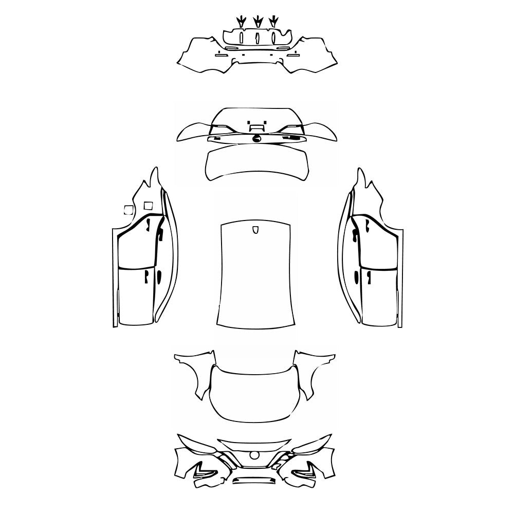 PassgenaueLackschutzfolienPPFNissanSentra(US)SV2020