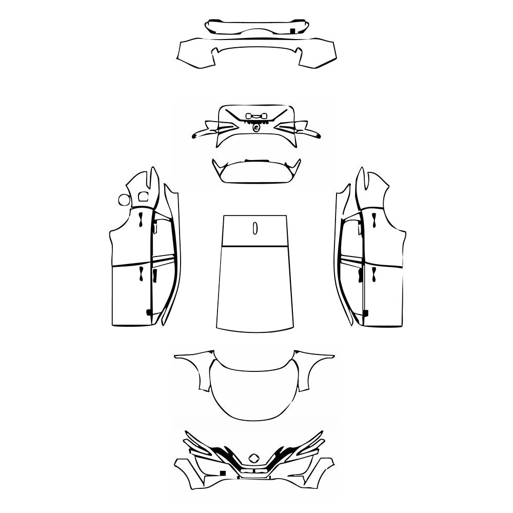 PassgenaueLackschutzfolienPPFNissanQashqai(AU)ST+2024