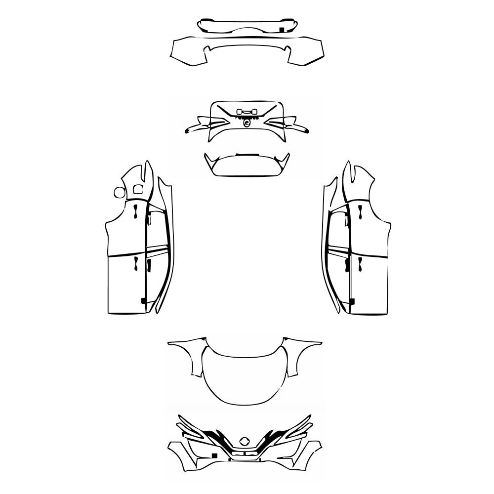 PassgenaueLackschutzfolienPPFNissanQashqai(CN)2024