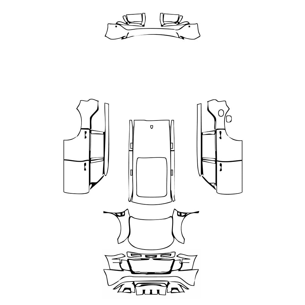 PassgenaueLackschutzfolienPPFNissanArmada(US)PRO-4X2025