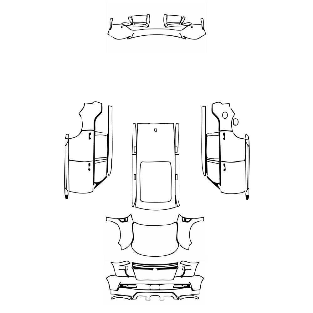 PassgenaueLackschutzfolienPPFNissanArmada(US)PlatinumReserve2025