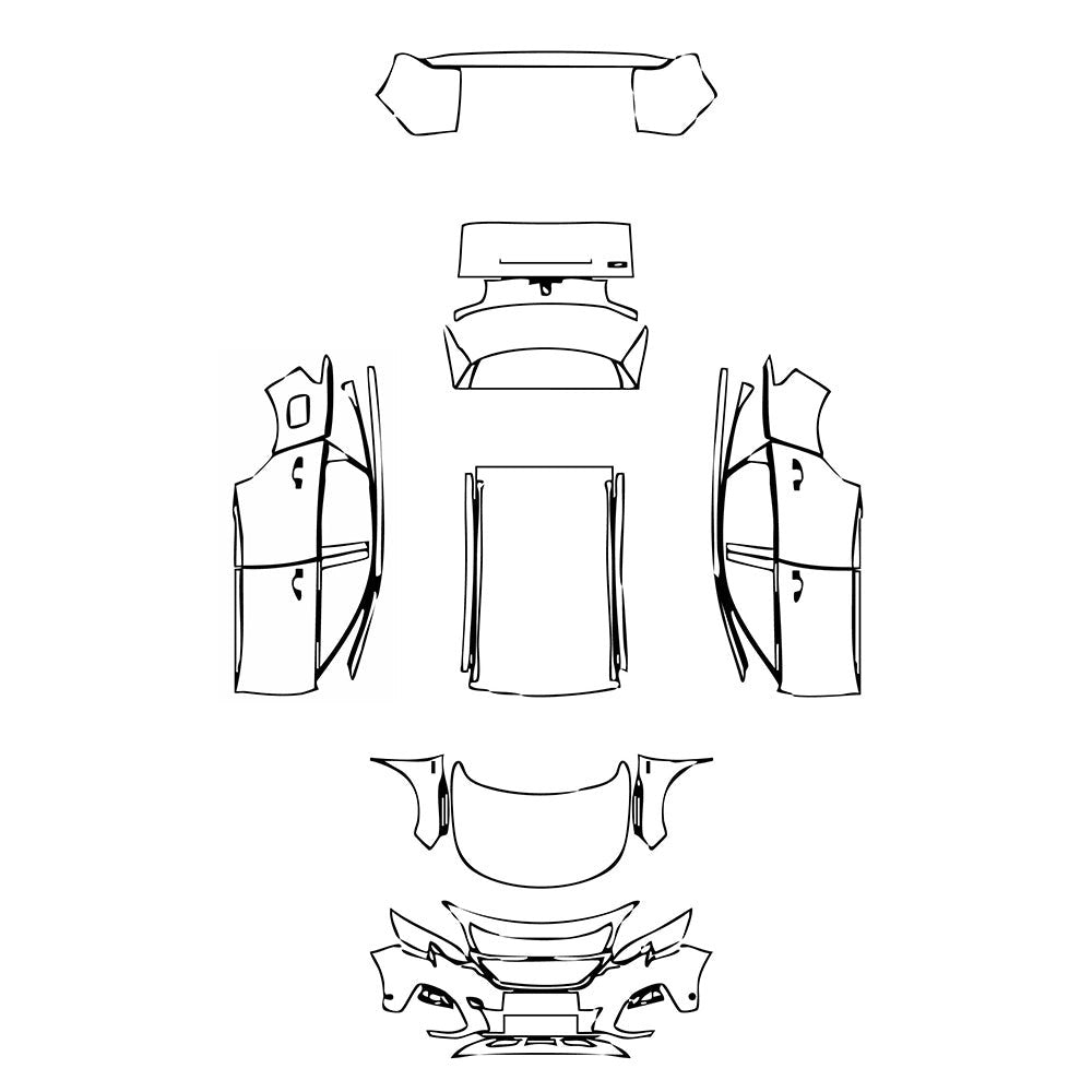 PassgenaueLackschutzfolienPPFPeugeot3008(EU)GTLine2018