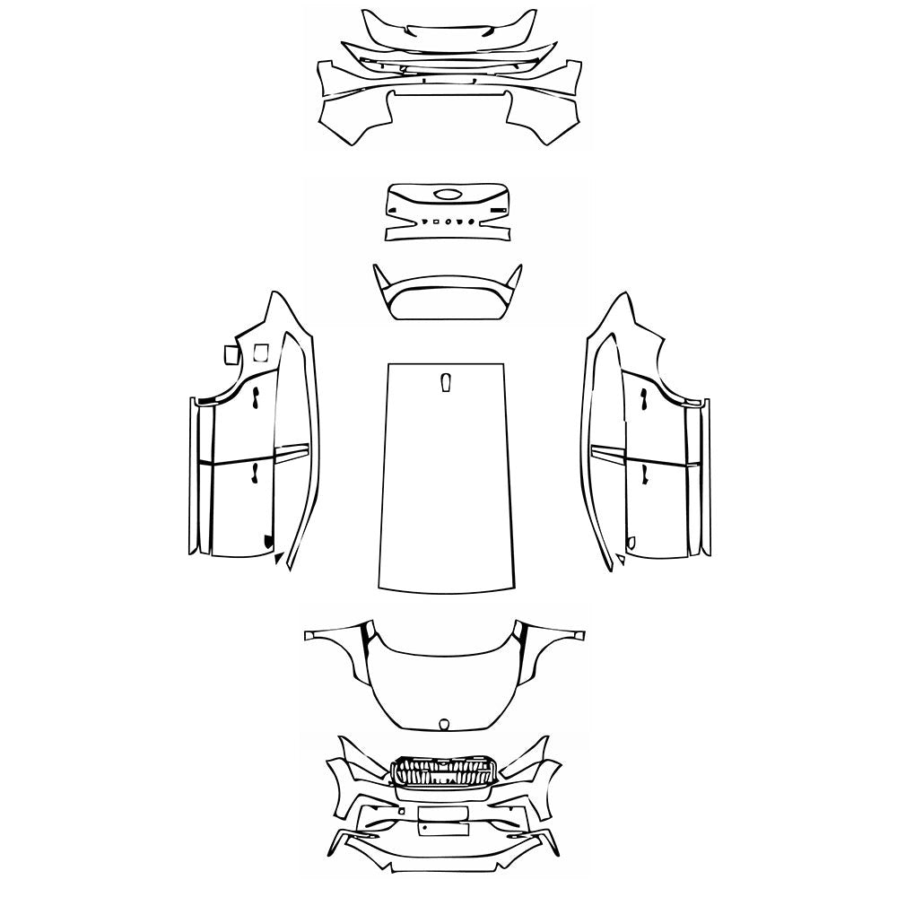PassgenaueLackschutzfolienPPFSkodaEnyaqiV(EU)Luxury2021