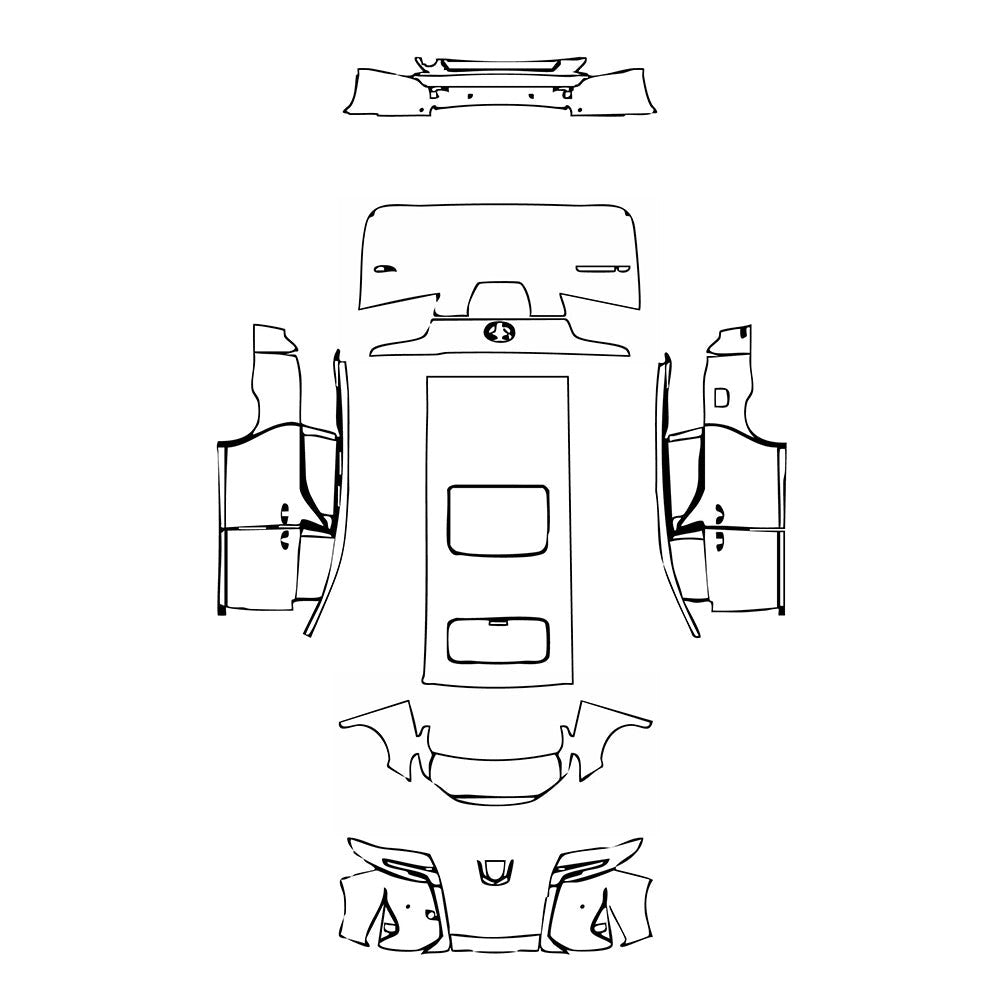 PassgenaueLackschutzfolienPPFToyotaAlphardALPHARD2021