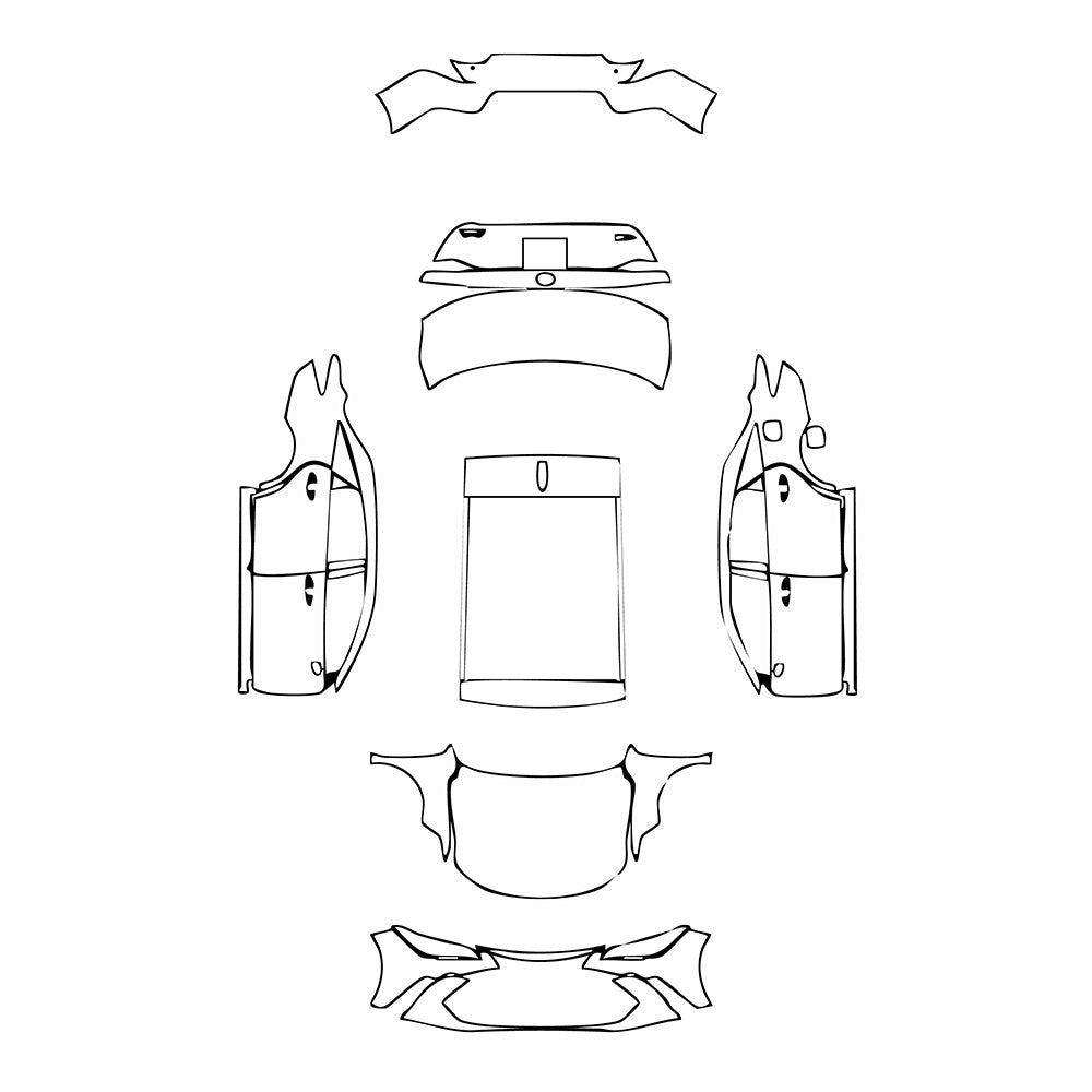 PassgenaueLackschutzfolienPPFToyotaAvalonSport2021