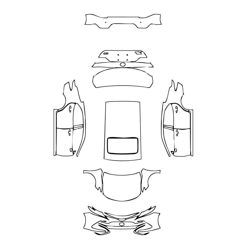 PassgenaueLackschutzfolienPPFToyotaCamry(CN)Luxury2021