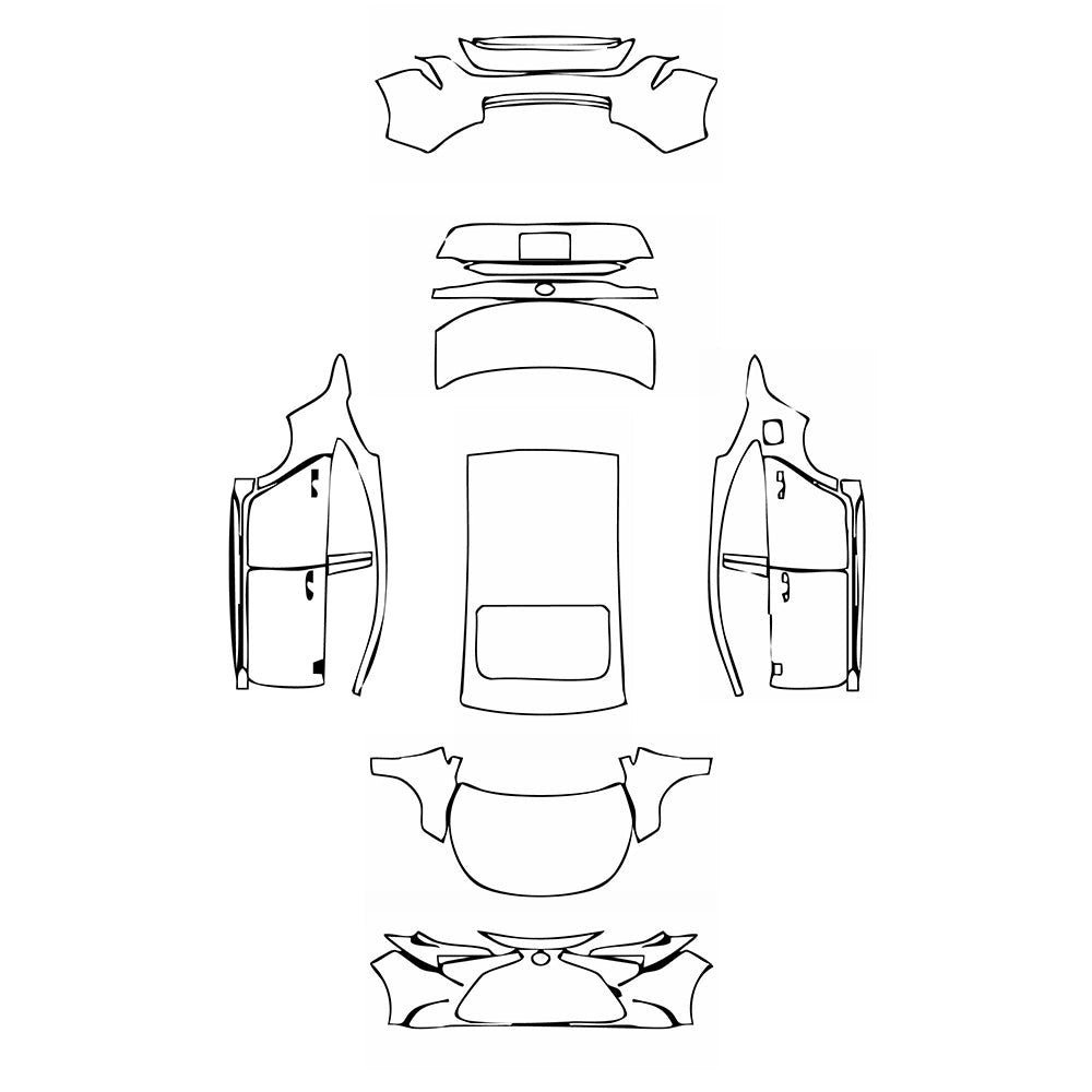 PassgenaueLackschutzfolienPPFToyotaCorolla(US)SedanLuxury2021