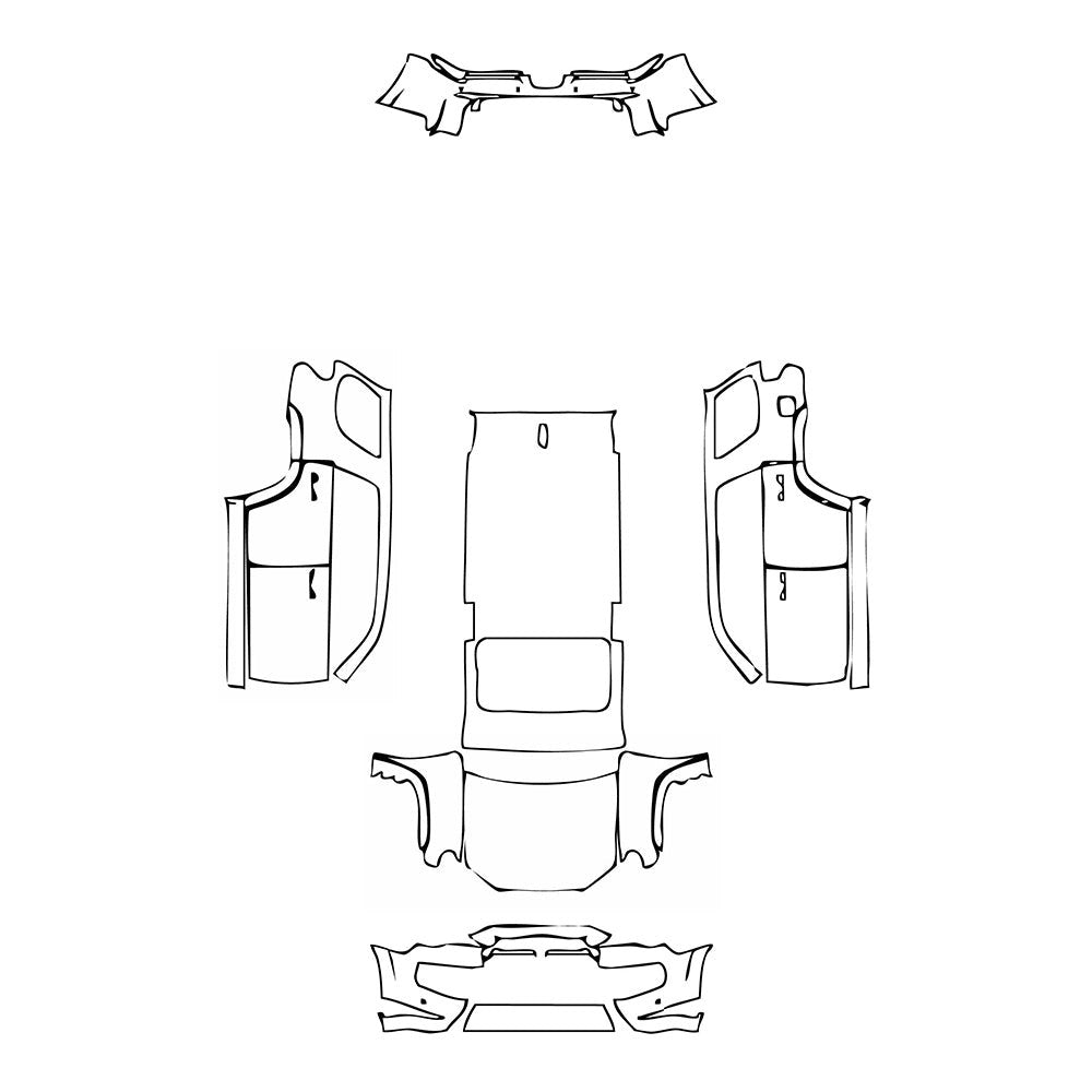 PassgenaueLackschutzfolienPPFToyota4RunnerLimited2017