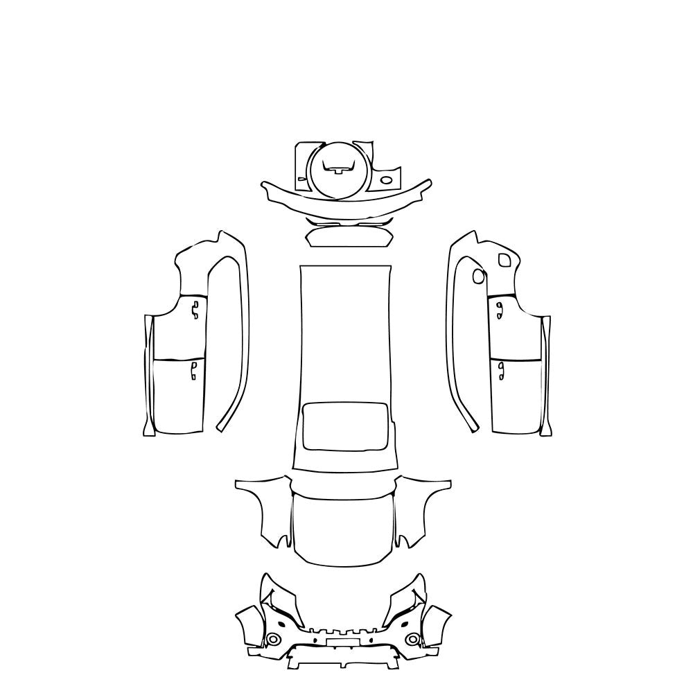 PassgenaueLackschutzfolienPPFToyotaPrado2015