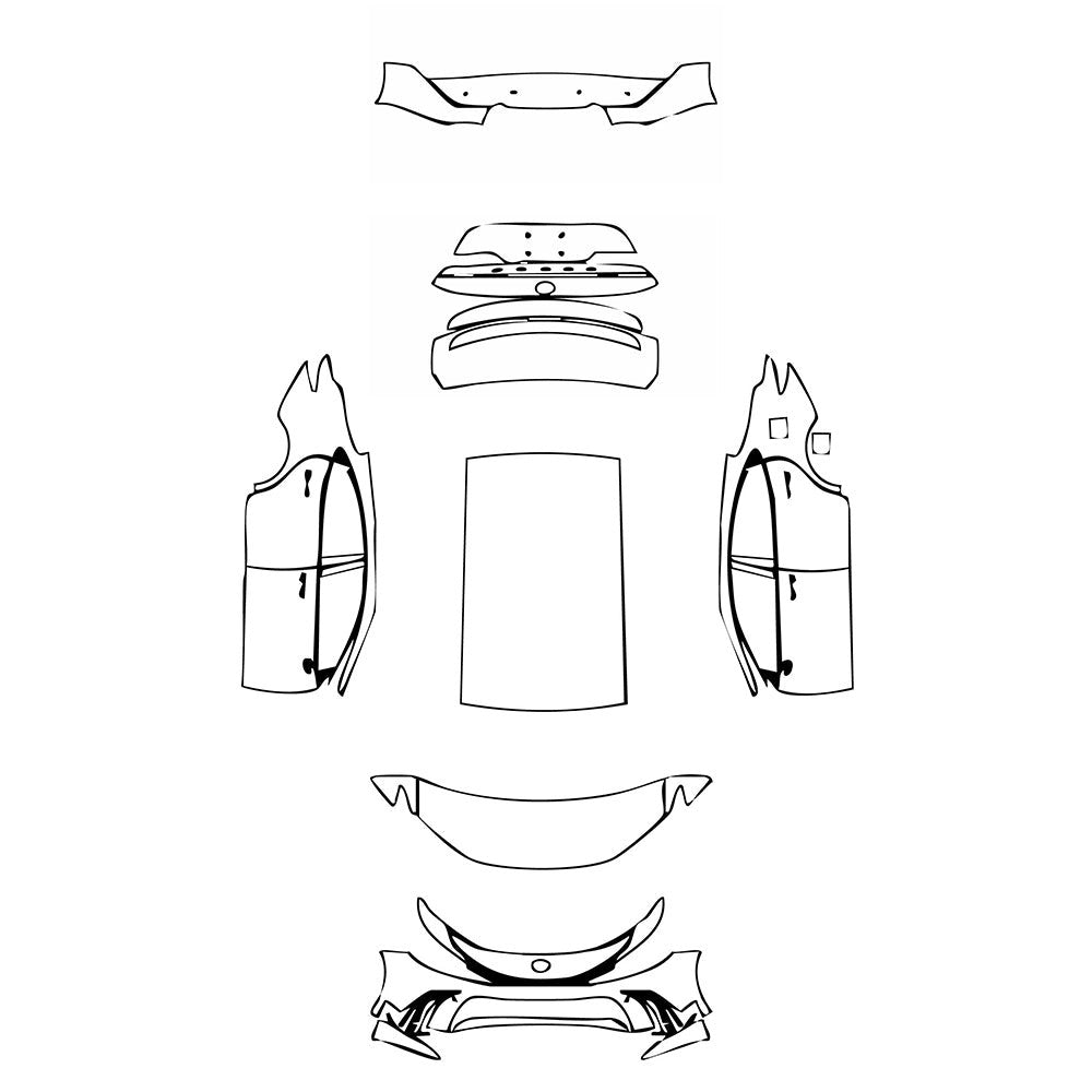 PassgenaueLackschutzfolienPPFToyotaCamry(US)XSE2025