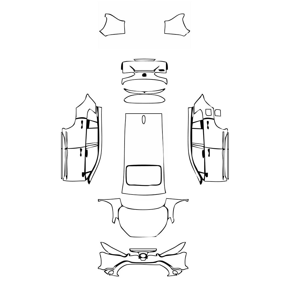 PassgenaueLackschutzfolienPPFToyotaCorollaCross(US)HybridS2025