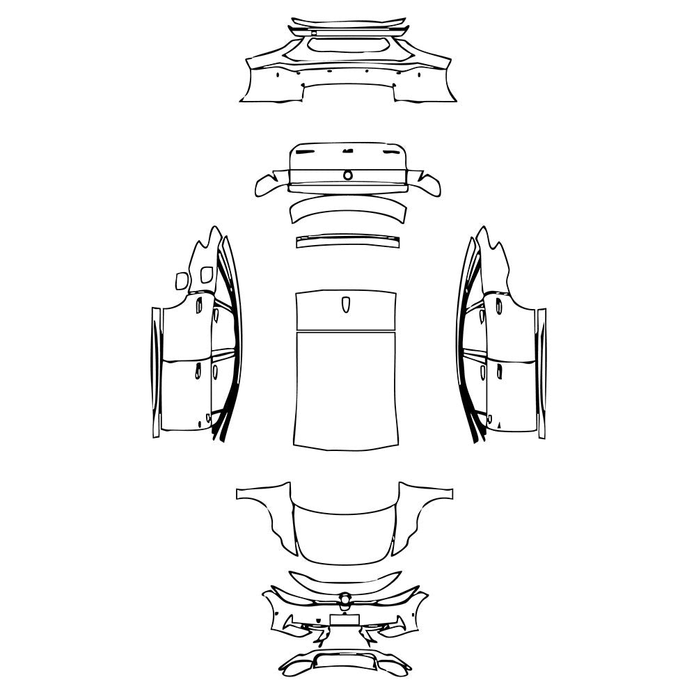 PassgenaueLackschutzfolienPPFVolkswagenID.7VIZZION(CN)2025