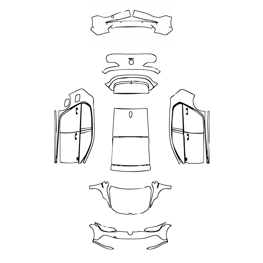 PassgenaueLackschutzfolienPPFVolkswagenGolfGolfGTIClubsport2021