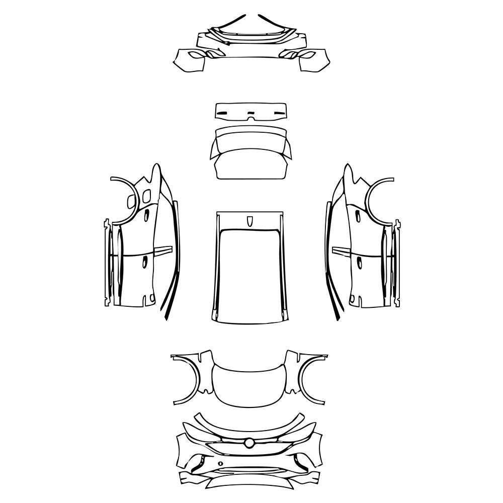 PassgenaueLackschutzfolienPPFVolkswagenID.4(CN)Crozz2021