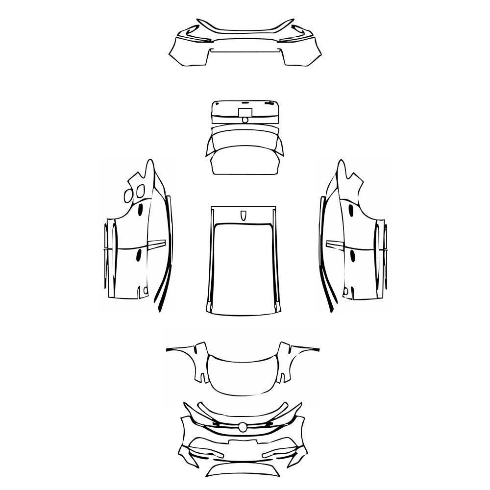 PassgenaueLackschutzfolienPPFVolkswagenID.4(CN)X2021