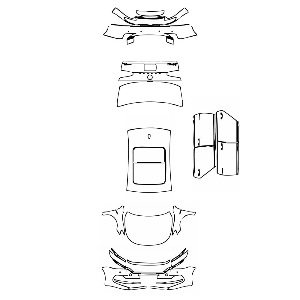 PassgenaueLackschutzfolienPPFVolkswagenPassat(CN)2021