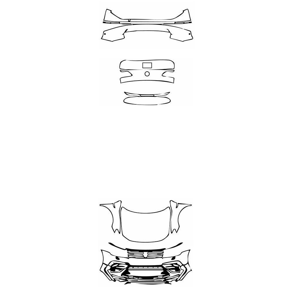 PassgenaueLackschutzfolienPPFVolkswagenTiguan(EU)R-Line2020