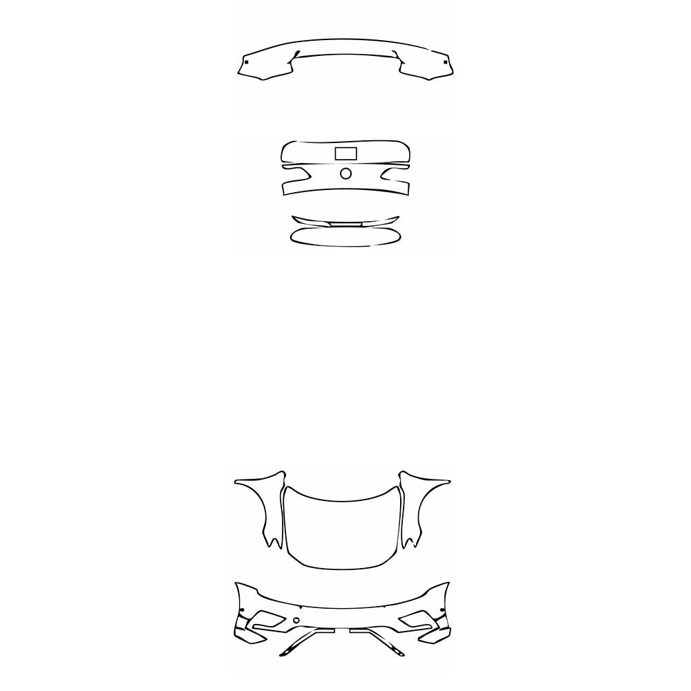 PassgenaueLackschutzfolienPPFVolkswagenTiguan(US)SE2020