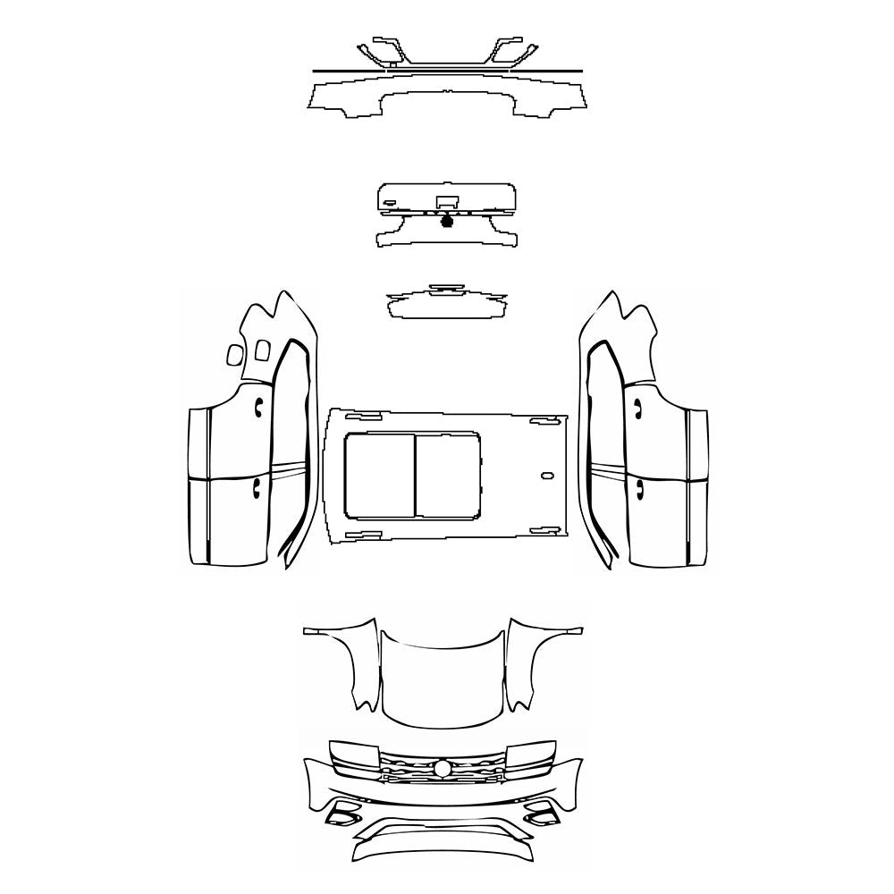 PassgenaueLackschutzfolienPPFVolkswagenAtlas(US)S2018