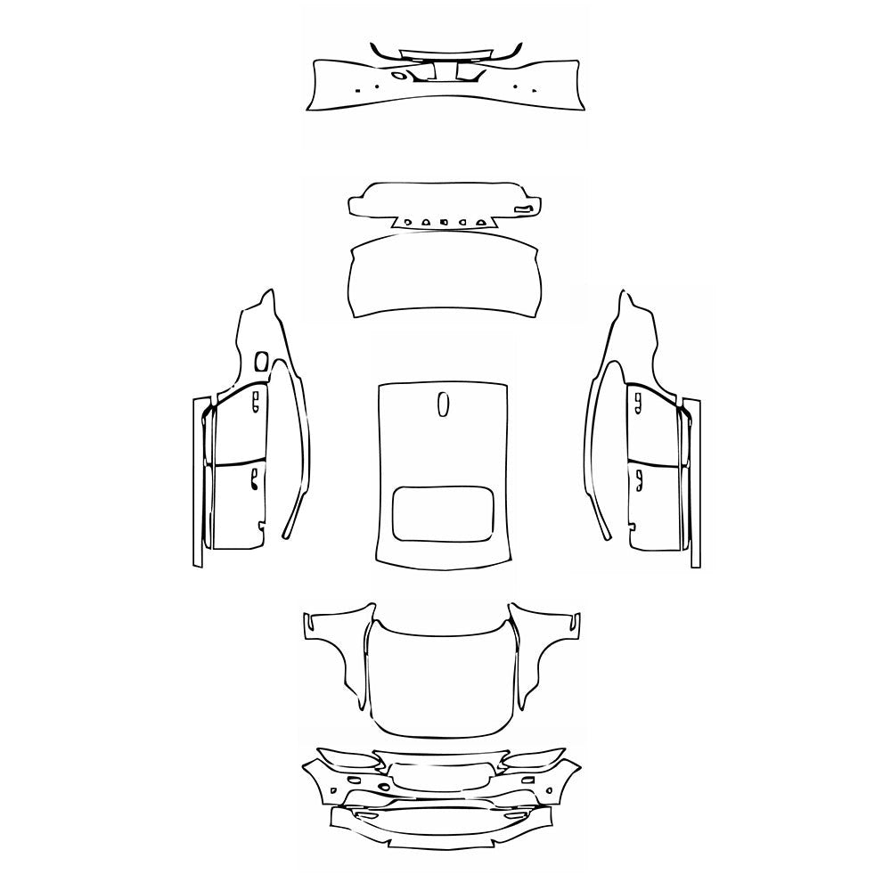 PassgenaueLackschutzfolienPPFVolvoS90StandardWheelbaseInscription2018