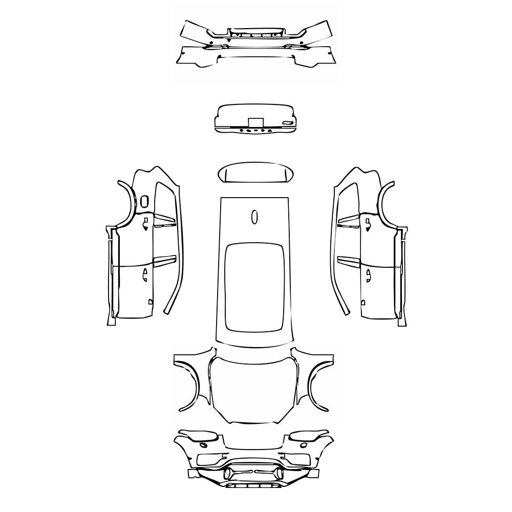 PassgenaueLackschutzfolienPPFVolvoXC90R-Design2018