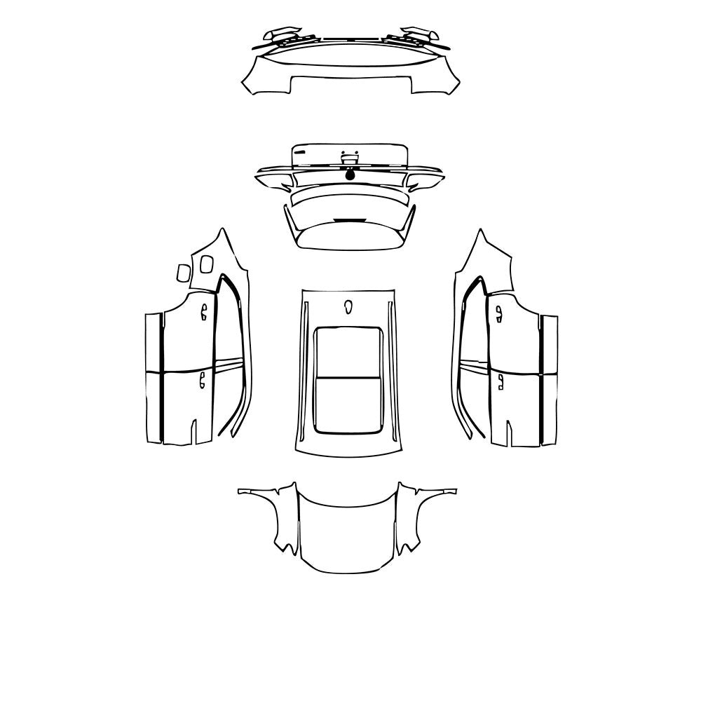 PassgenaueLackschutzfolienPPFVolkswagenAtlasCrossSport(US)SE2024