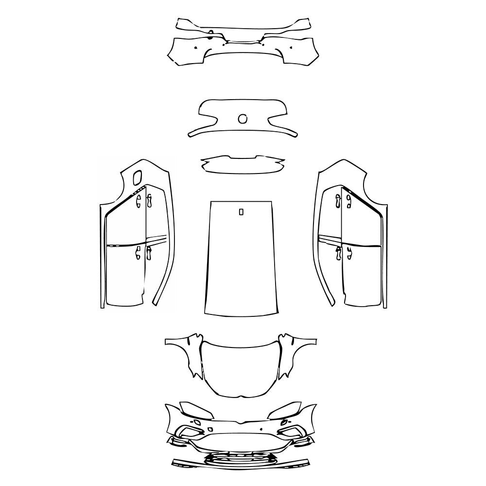 PassgenaueLackschutzfolienPPFVolkswagenGolfGolfR2017