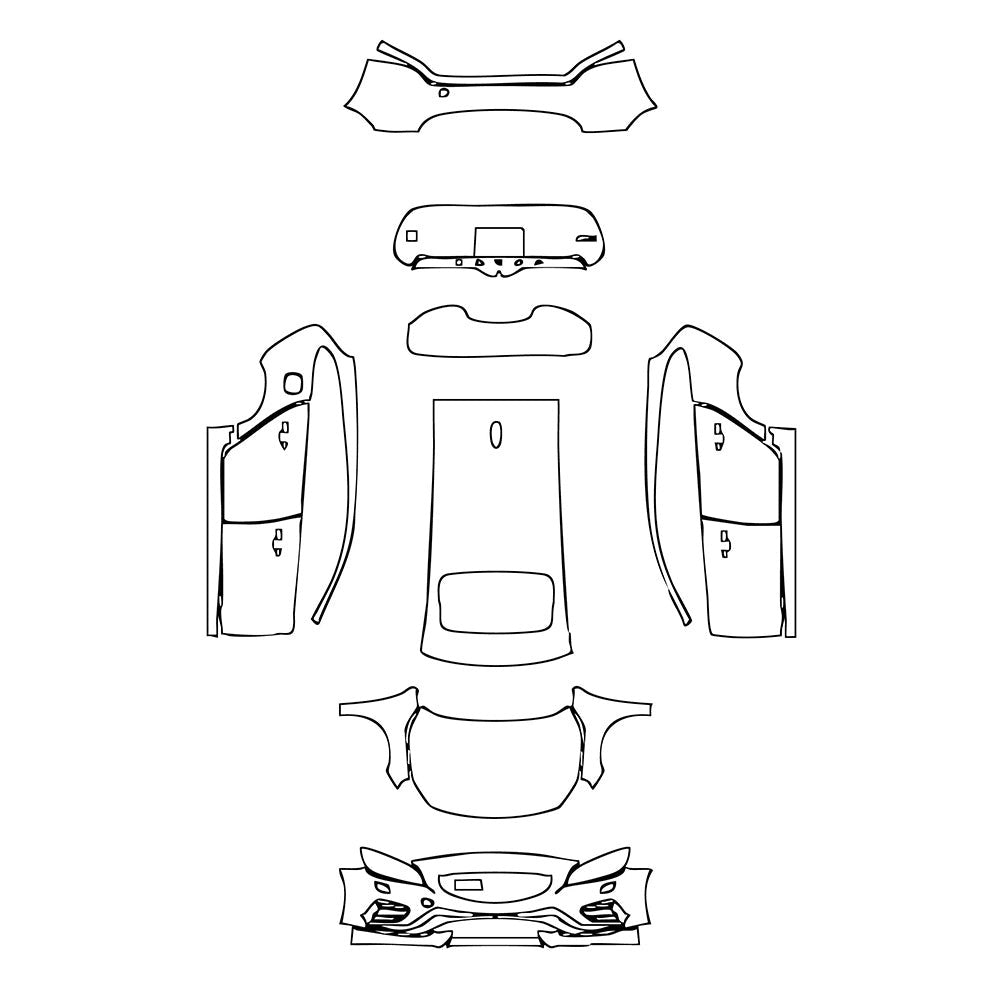 PassgenaueLackschutzfolienPPFVolvoV60Polestar2017