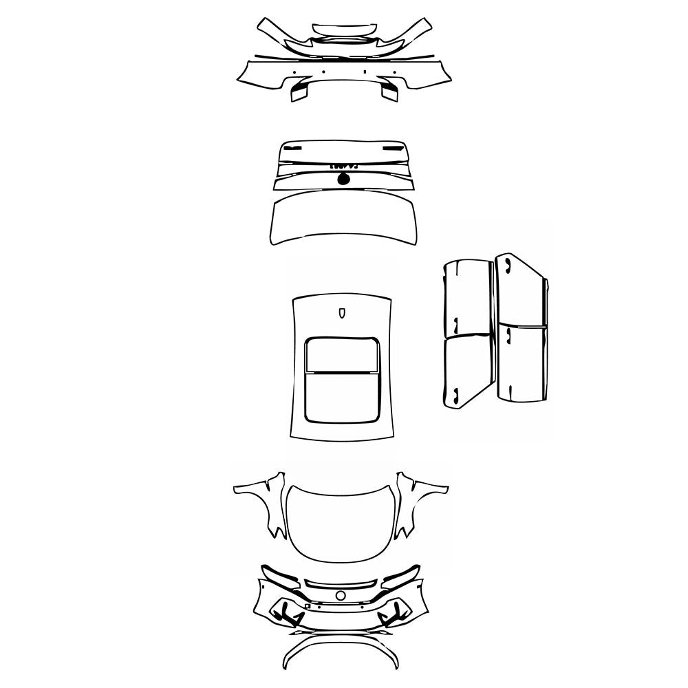 PassgenaueLackschutzfolienPPFVolkswagenPassat(CN)2024