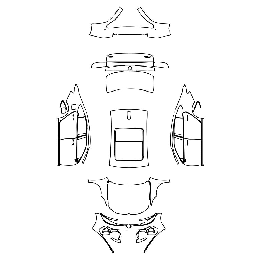 PassgenaueLackschutzfolienPPFVolkswagenPassatPro(CN)R-Line2024