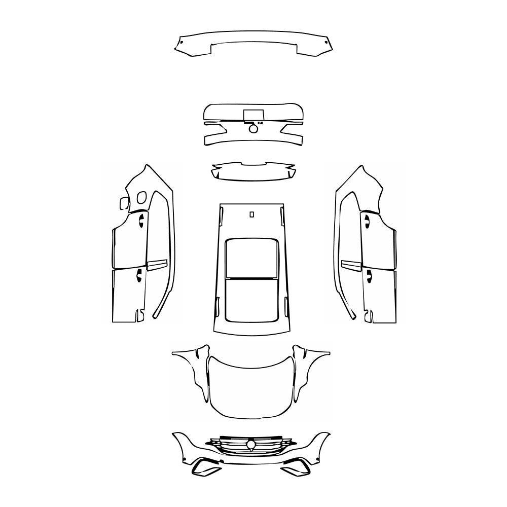 PassgenaueLackschutzfolienPPFVolkswagenTiguan(US)S2024