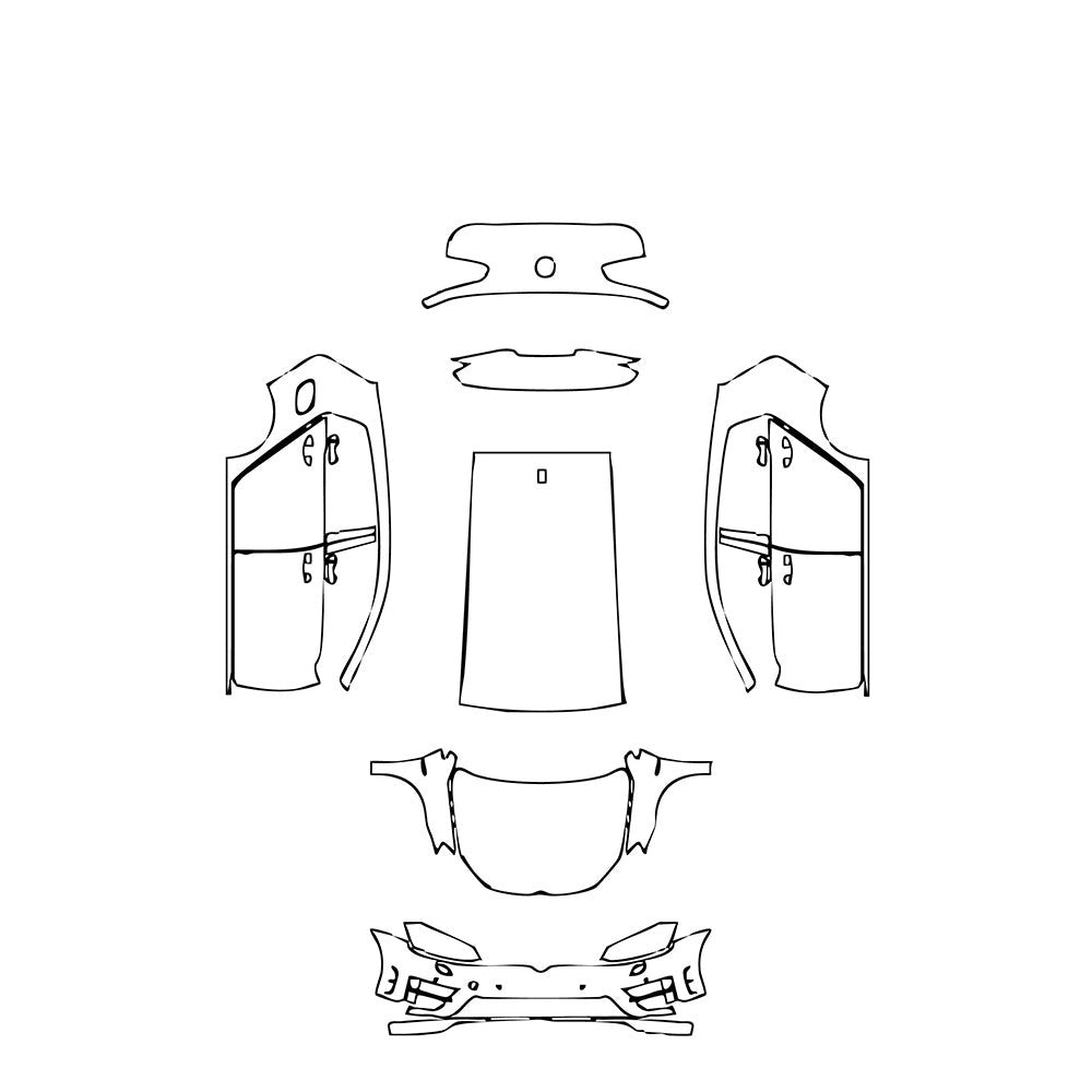 PassgenaueLackschutzfolienPPFVolkswagenGolfGolfR2015