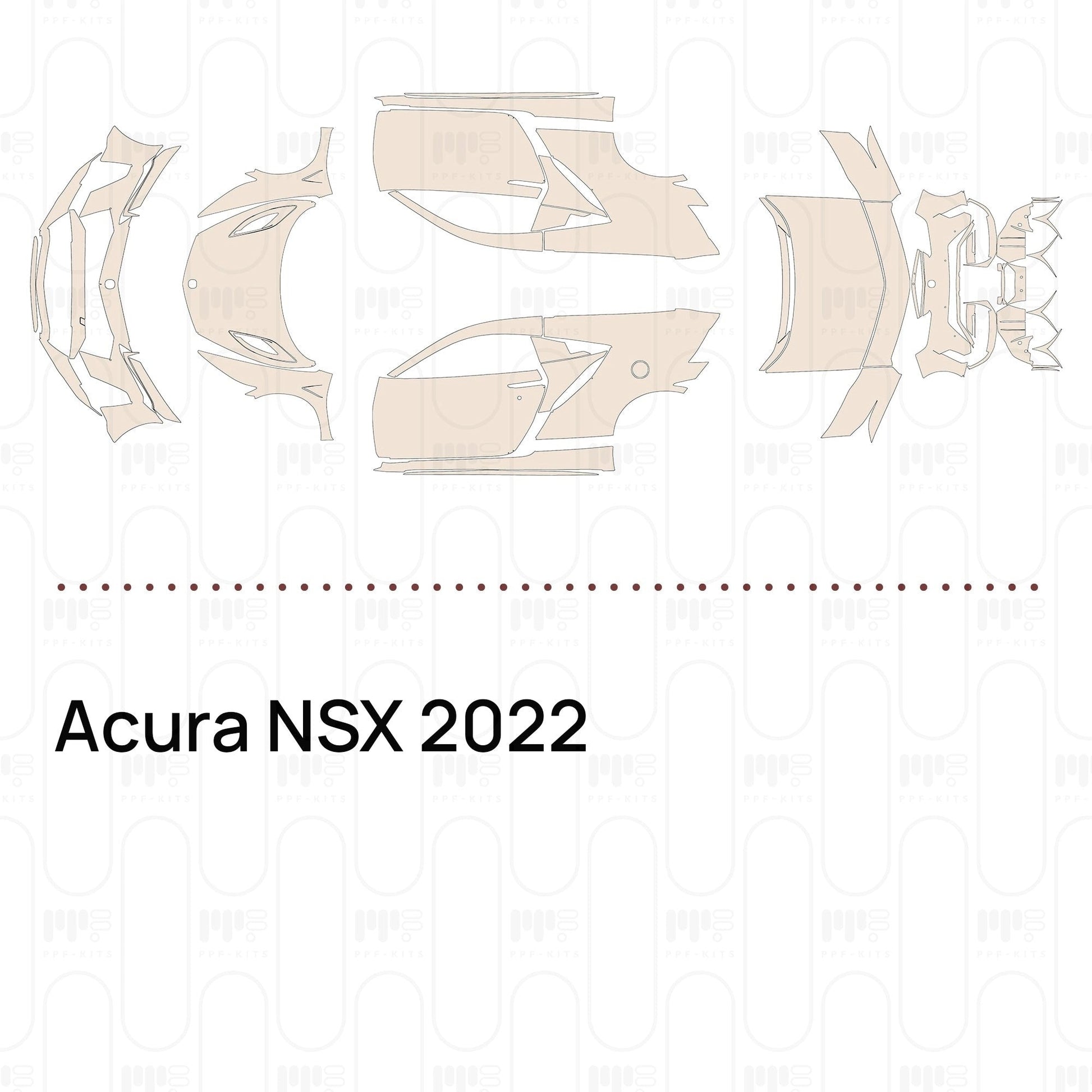 Pre-CutPPFAcuraNSX2022